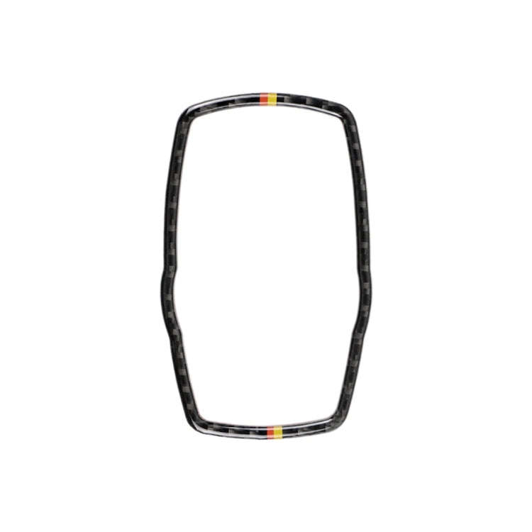 Orange Red Color Carbon Fiber Car Multimedia Frame Decorative Sticker for BMW X3 / X4 / X5 / X6 /...