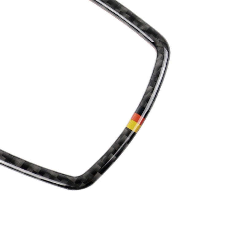 Orange Red Color Carbon Fiber Car Multimedia Frame Decorative Sticker for BMW X3 / X4 / X5 / X6 /...