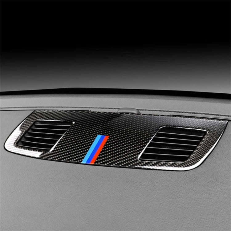 Three Color Carbon Fiber Car Instrument Large Outlet Decorative Sticker for BMW E90 2005-2012