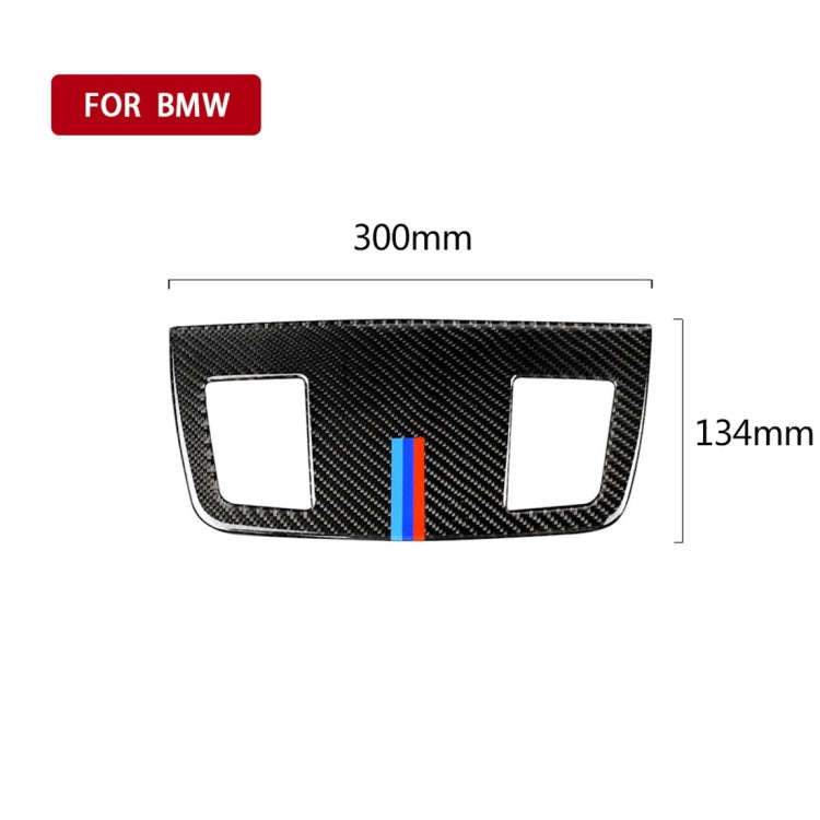 Three Color Carbon Fiber Car Instrument Large Outlet Decorative Sticker for BMW E90 2005-2012