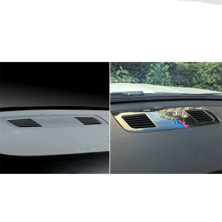 Three Color Carbon Fiber Car Instrument Large Outlet Decorative Sticker for BMW E90 2005-2012