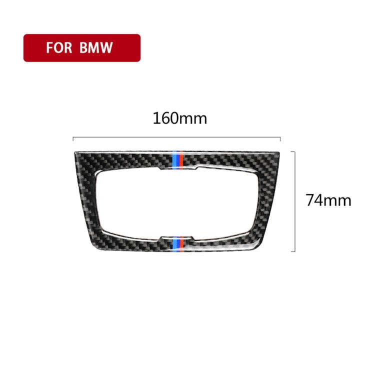 Three Color Carbon Fiber Car Headlight Switch Decorative Sticker for BMW F30 2013-2017 / F34 2013...