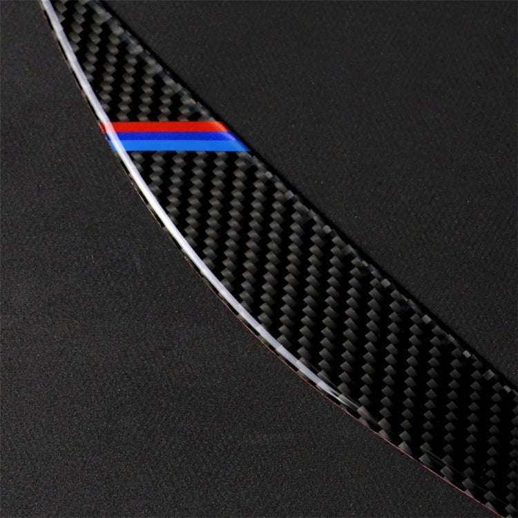1 Pairs Three Color Carbon Fiber Car Lamp Eyebrow Decorative Sticker for BMW F30 2013-2015