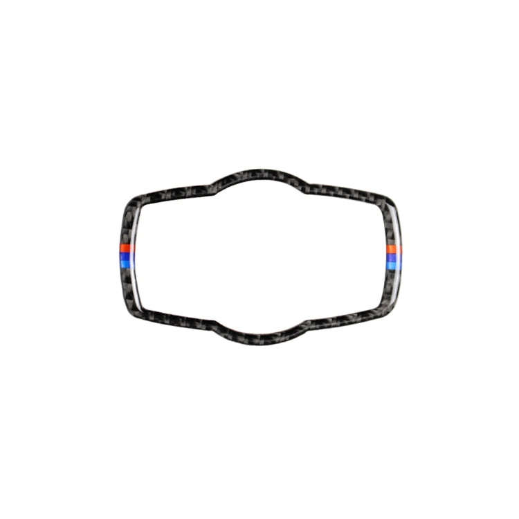 Three Color Carbon Fiber Car Headlight Switch Decorative Sticker for BMW E90 / E92 / E93 2005-201...