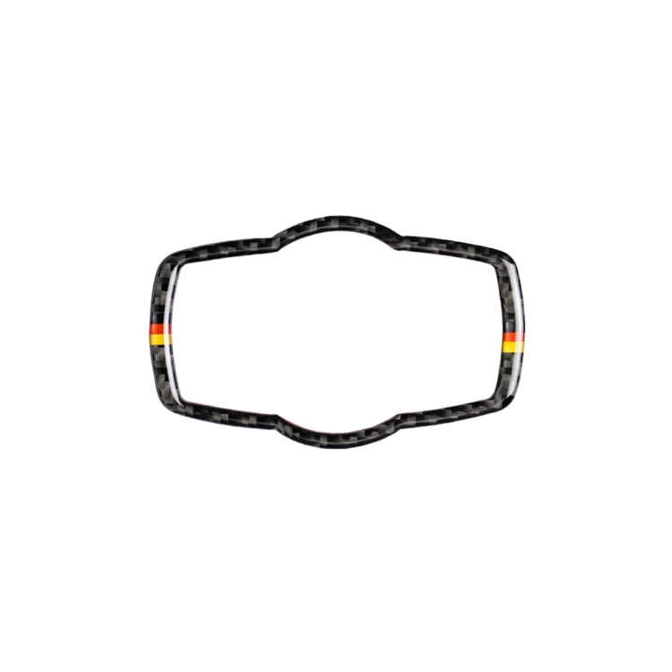 Yellow Red Color Carbon Fiber Car Headlight Switch Decorative Sticker for BMW E90 / E92 / E93 200...
