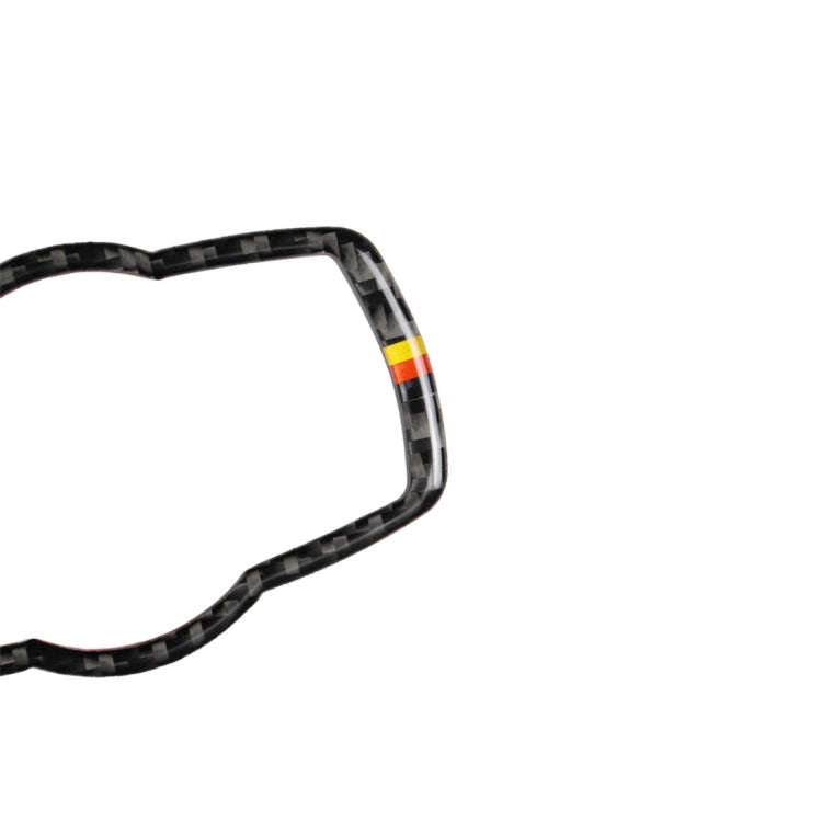 Yellow Red Color Carbon Fiber Car Headlight Switch Decorative Sticker for BMW E90 / E92 / E93 200...