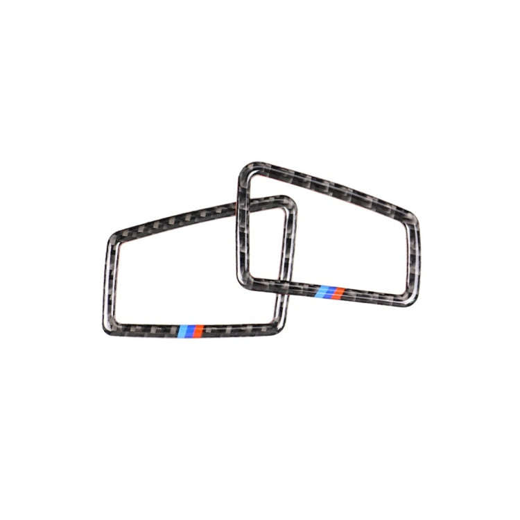 Three Color Carbon Fiber Car Left Driving Instrument Air Outlet Decorative Sticker for BMW E90 20...