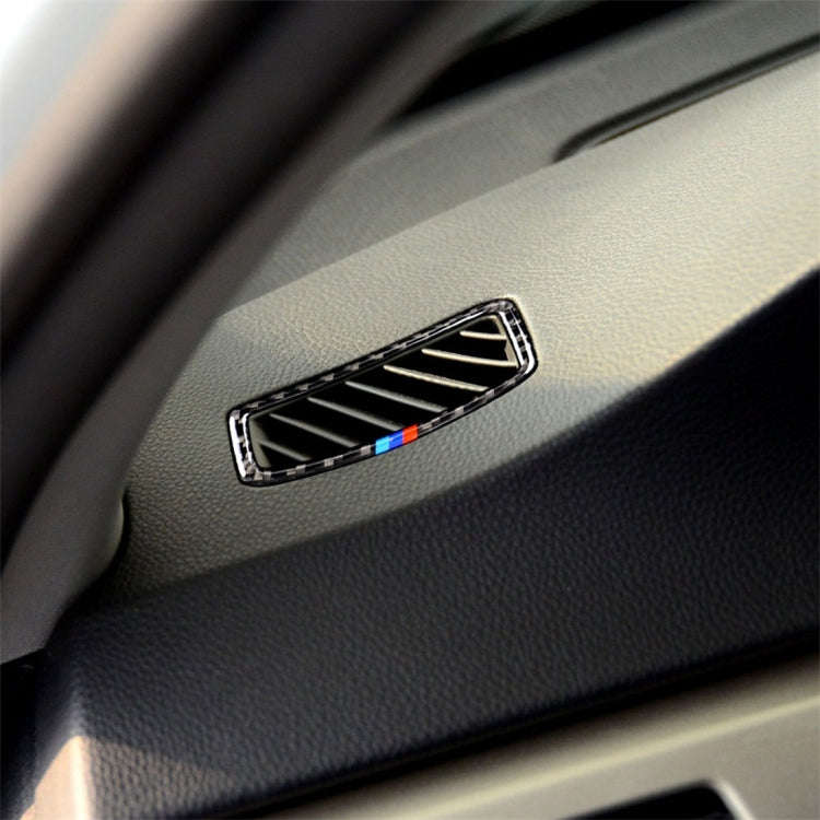 Three Color Carbon Fiber Car Left Driving Instrument Air Outlet Decorative Sticker for BMW E90 20...
