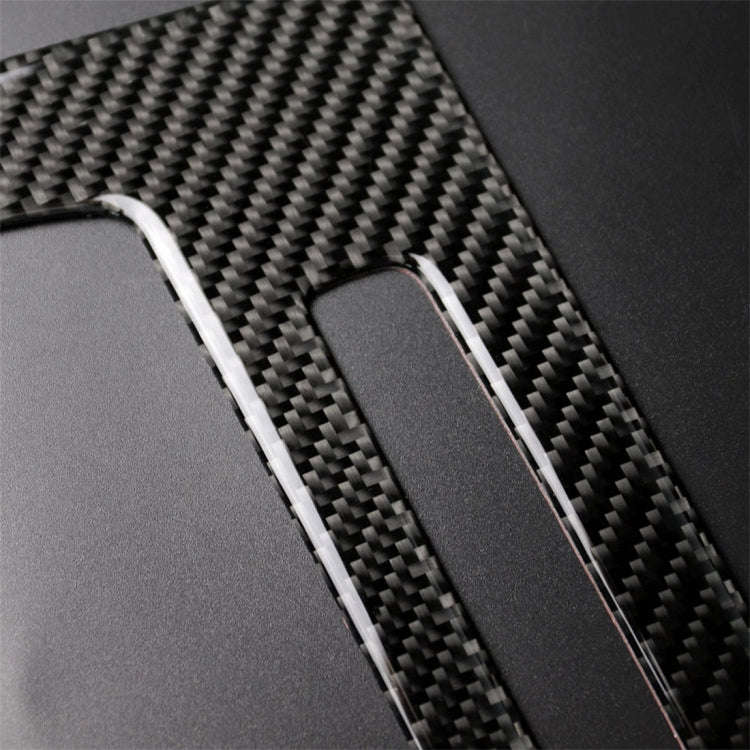 Carbon Fiber Car Central Control CD Panel Decorative Sticker for BMW E90 / E92 2005-2012, High Ed...