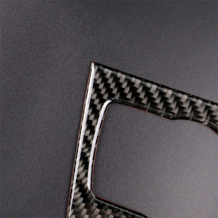 Carbon Fiber Car Central Control CD Panel Decorative Sticker for BMW E90 / E92 2005-2012, Non Nav...