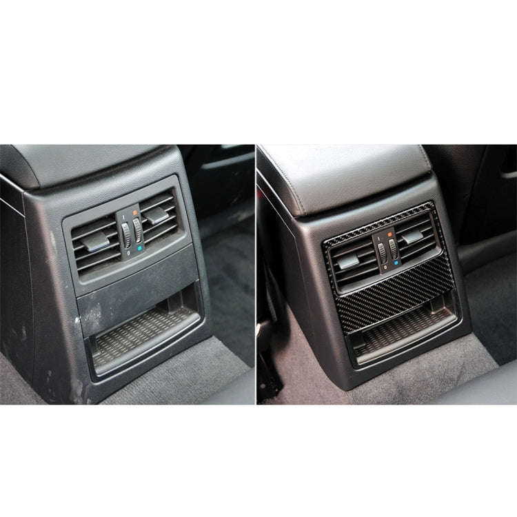 Carbon Fiber Car Rear Air Vent Decorative Sticker for BMW E90 / E92 2005-2012