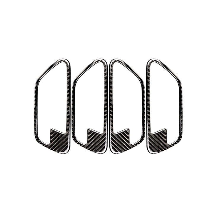 Carbon Fiber Car Door Bowl Decorative Sticker for BMW F30 2013-2018 / F34 2013-2017