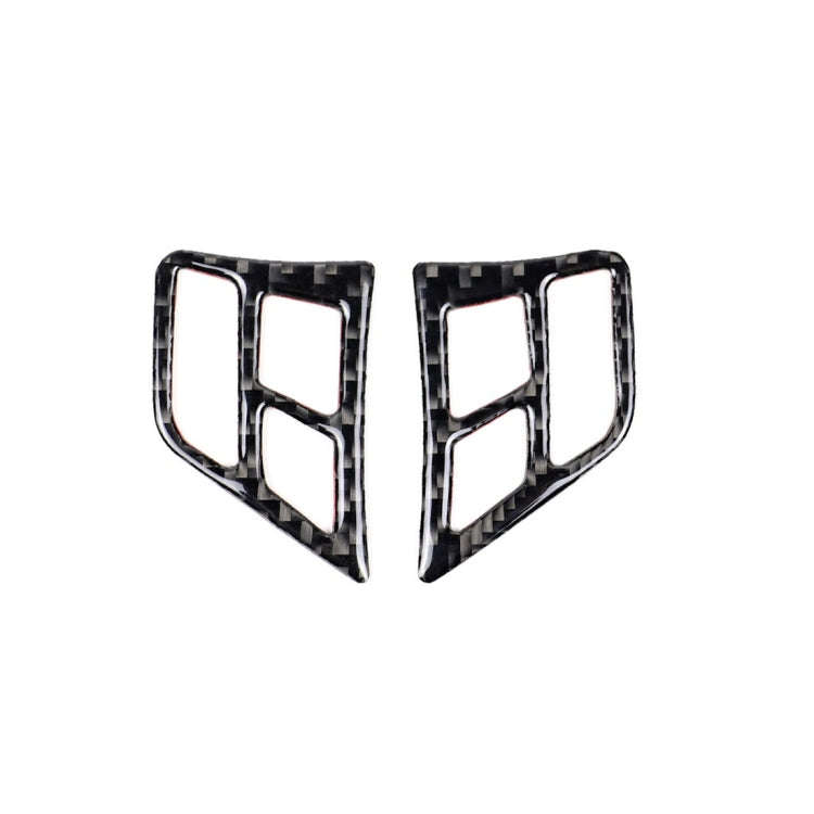Carbon Fiber Car Steering Wheel Key Frame Decorative Sticker for BMW E90 2005-2012