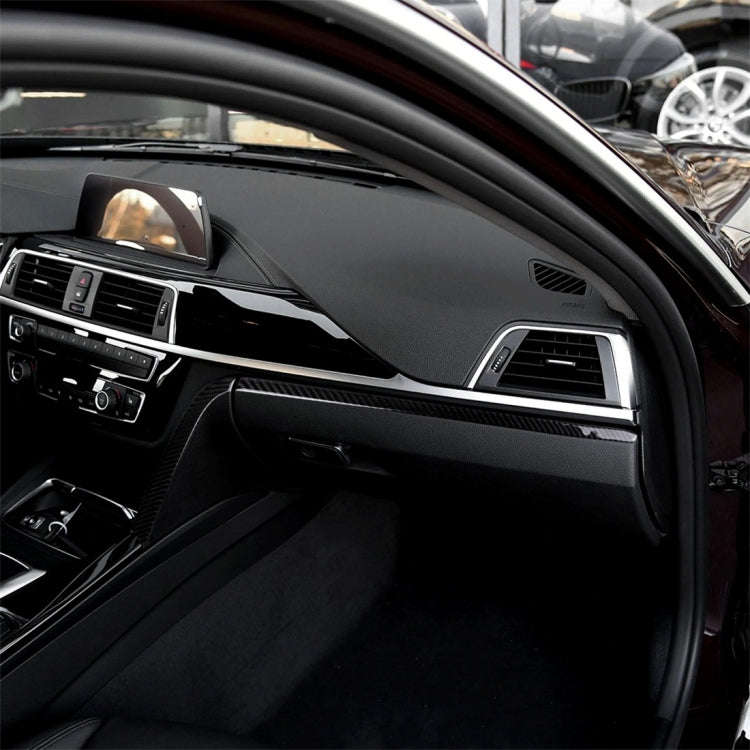Carbon Fiber Car Copilot Central Control Decorative Sticker for BMW F30 2013-2018 / F34 2013-2018...