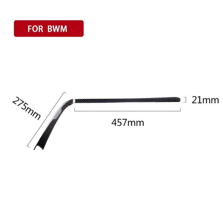 Carbon Fiber Car Copilot Central Control Decorative Sticker for BMW F30 2013-2018 / F34 2013-2018...