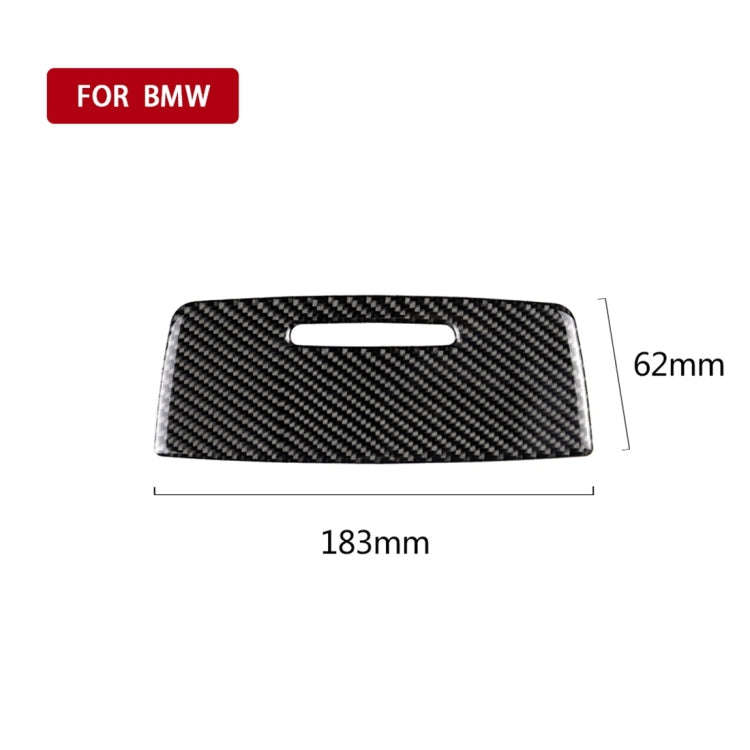 Carbon Fiber Car Ashtray Decorative Sticker for BMW E90 / E92 / E93 (2005-2012)