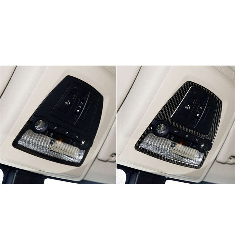 Carbon Fiber Car Reading Lamp Panel Decorative Sticker for BMW 5 Series F10 2011-2017 / F07 2010-...