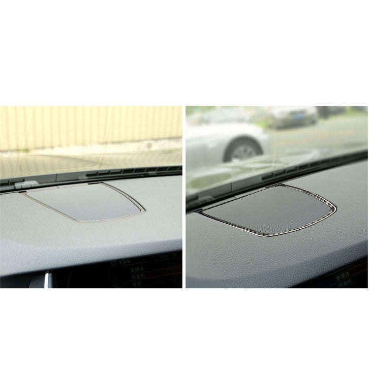 Carbon Fiber Car Instrument Big Horn Frame Decorative Sticker for BMW 5 Series F10 2011-2017
