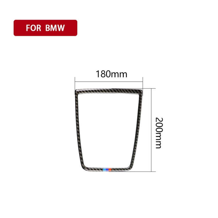 Three Color Carbon Fiber Car Instrument Big Horn Frame Decorative Sticker for BMW 5 Series GT F07...