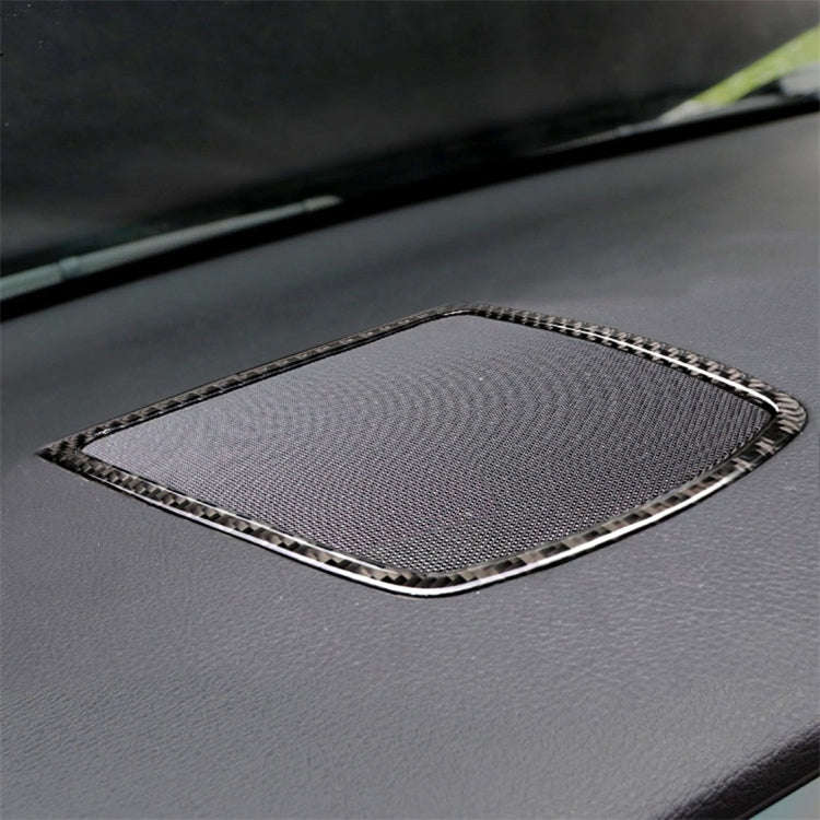 Carbon Fiber Car Instrument Big Horn Frame Decorative Sticker for BMW 5 Series GT F07 2010-2016