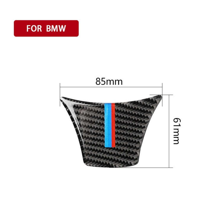 B Edition Three Color Carbon Fiber Car Large Steering Wheel Decorative Sticker for BMW 5 Series F...