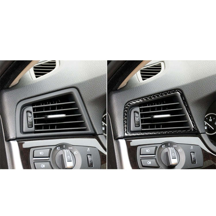 Carbon Fiber Car Side Air Outlet Frame Decorative Sticker for BMW 5 Series F10 2011-2017,Sutible ...