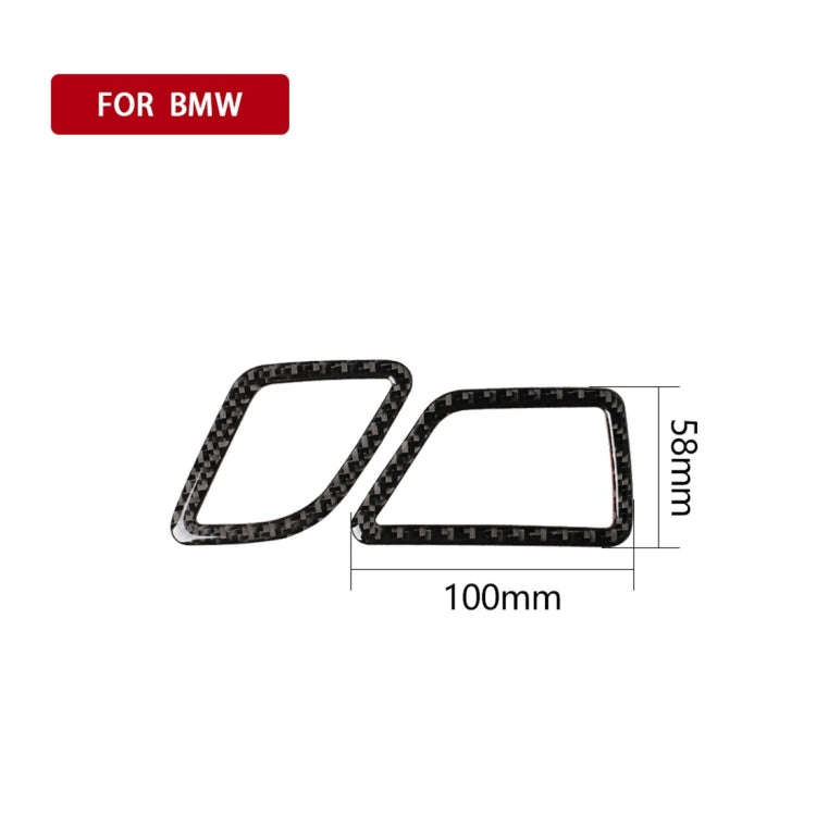 Carbon Fiber Car Instrument Air Outlet Decorative Sticker for BMW 5 Series F10 2011-2017,Sutible ...