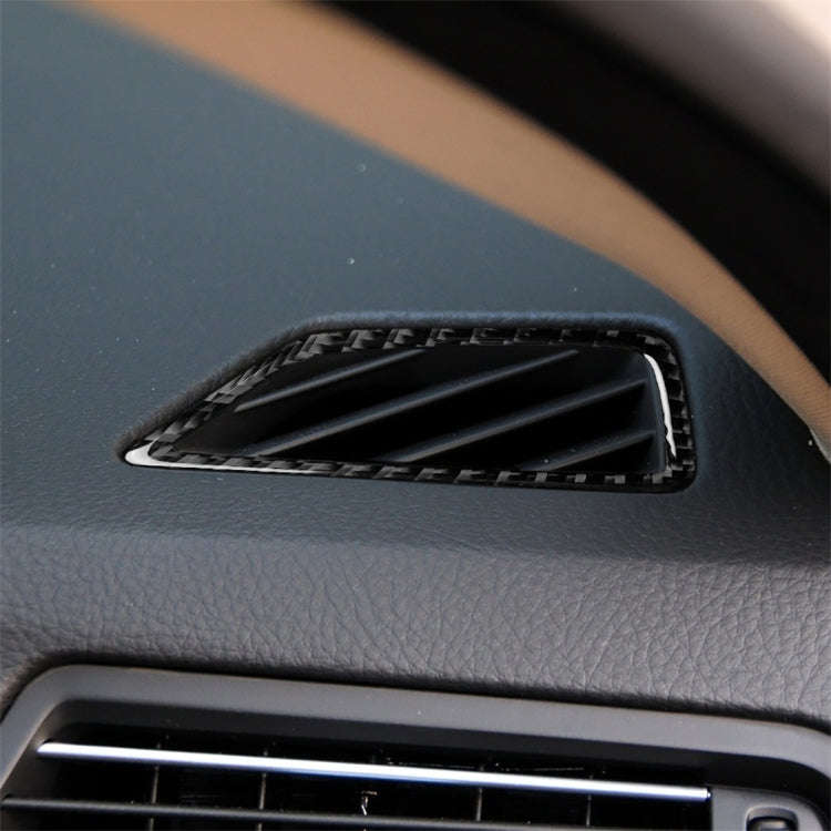 Carbon Fiber Car Instrument Air Outlet Decorative Sticker for BMW 5 Series F07 5GT 535i 2010-2016...