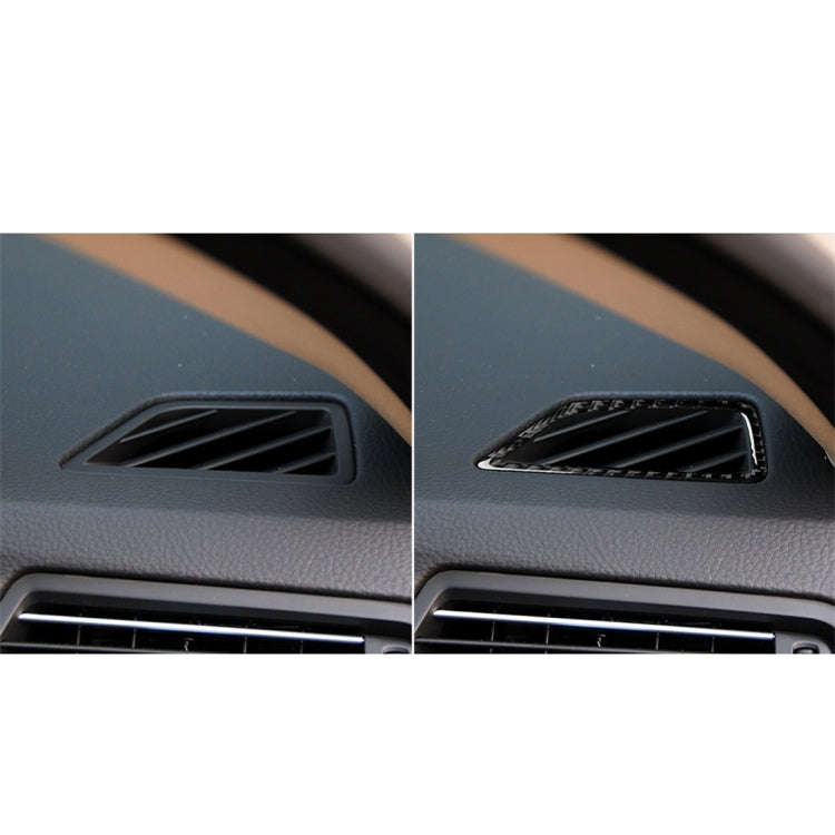 Carbon Fiber Car Instrument Air Outlet Decorative Sticker for BMW 5 Series F07 5GT 535i 2010-2016...