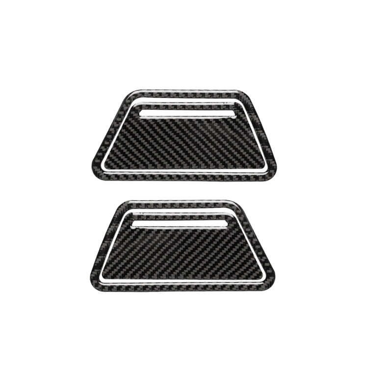 Car Carbon Fiber Ashtray Panel Decorative Sticker for Audi A6 S6 C7 A7 S7 4G8 2012-2018, Left and...