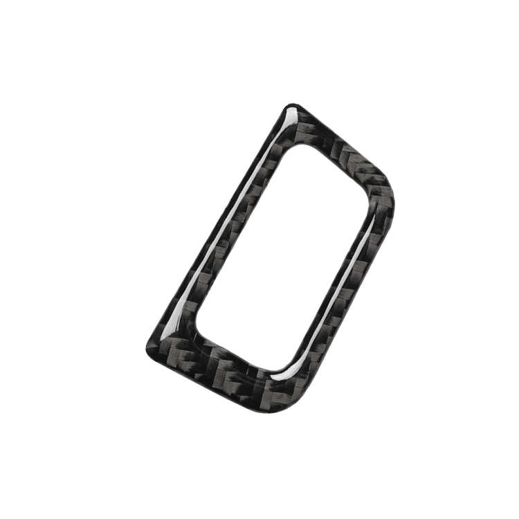 Car Carbon Fiber Trunk Switch Decorative Sticker for Audi A6 S6 C7 A7 S7 4G8 2012-2018, Right Drive