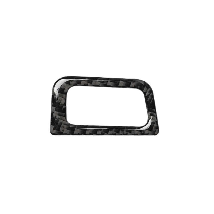 Car Carbon Fiber Trunk Switch Decorative Sticker for Audi A6 S6 C7 A7 S7 4G8 2012-2018, Left Drive