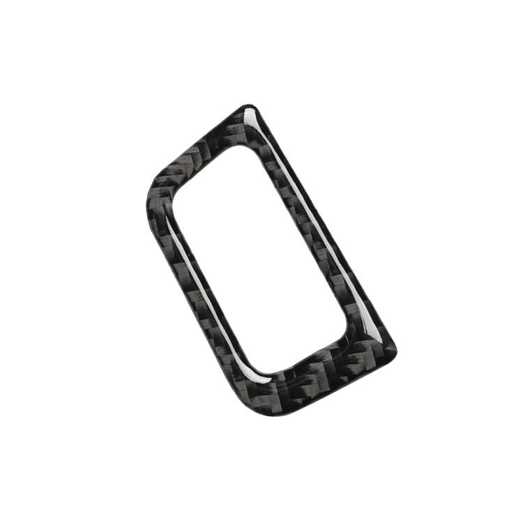 Car Carbon Fiber Trunk Switch Decorative Sticker for Audi A6 S6 C7 A7 S7 4G8 2012-2018, Left Drive