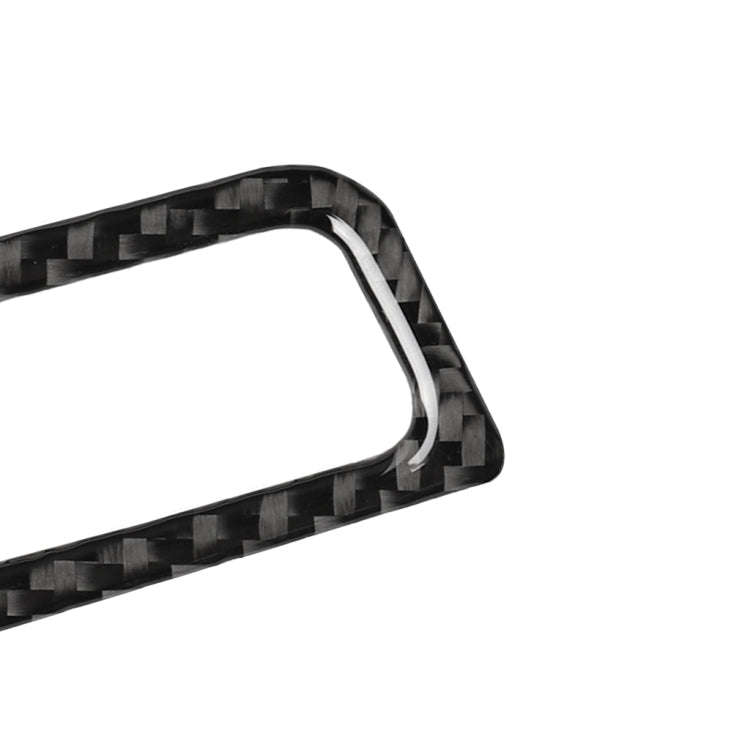 Car Carbon Fiber Trunk Switch Decorative Sticker for Audi A6 S6 C7 A7 S7 4G8 2012-2018, Left Drive