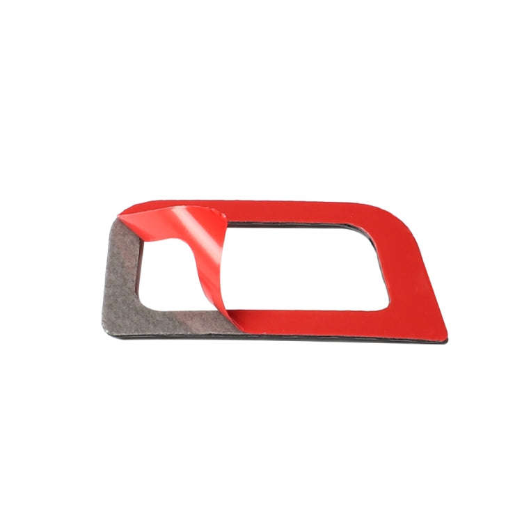Car Carbon Fiber Trunk Switch Decorative Sticker for Audi A6 S6 C7 A7 S7 4G8 2012-2018, Left Drive