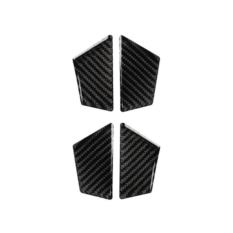 Car Carbon Fiber Inner Door Bowl Decorative Sticker for Audi A6 S6 C7 A7 S7 4G8 2012-2018, Left a...