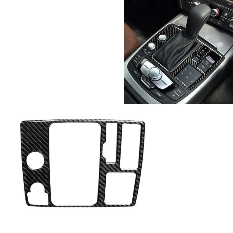 Car Carbon Fiber One-button Start Panel Decorative Sticker for Audi A6 S6 C7 A7 S7 4G8 2012-2018,...