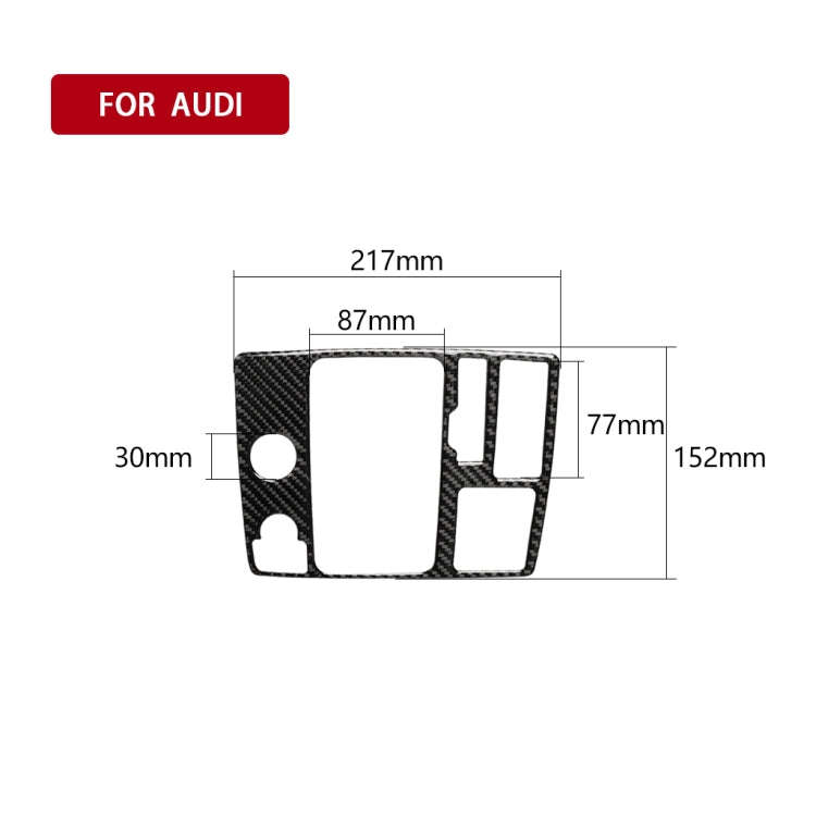 Car Carbon Fiber One-button Start Panel Decorative Sticker for Audi A6 S6 C7 A7 S7 4G8 2012-2018,...