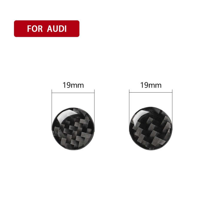 Car Carbon Fiber Air Conditioning Button Decorative Sticker for Audi A6 S6 C7 A7 S7 4G8 2012-2018...
