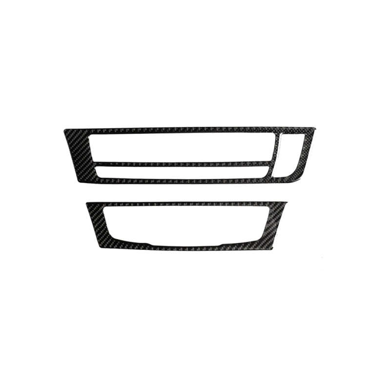 Car Carbon Fiber Air Conditioning CD Panel Decorative Sticker for Audi A6 S6 C7 A7 S7 4G8 2012-20...