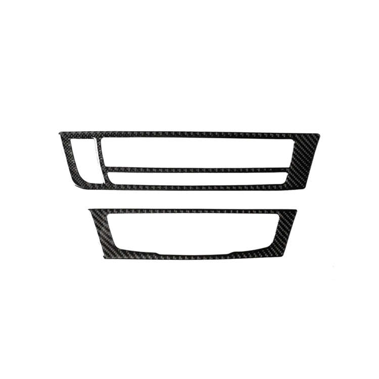 Car Carbon Fiber Air Conditioning CD Panel Decorative Sticker for Audi A6 S6 C7 A7 S7 4G8 2012-20...
