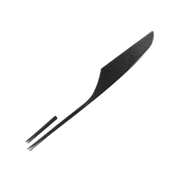 Car Carbon Fiber Dashboard Decorative Strip for Audi A6 S6 C7 A7 S7 4G8 2012-2018, Left Drive