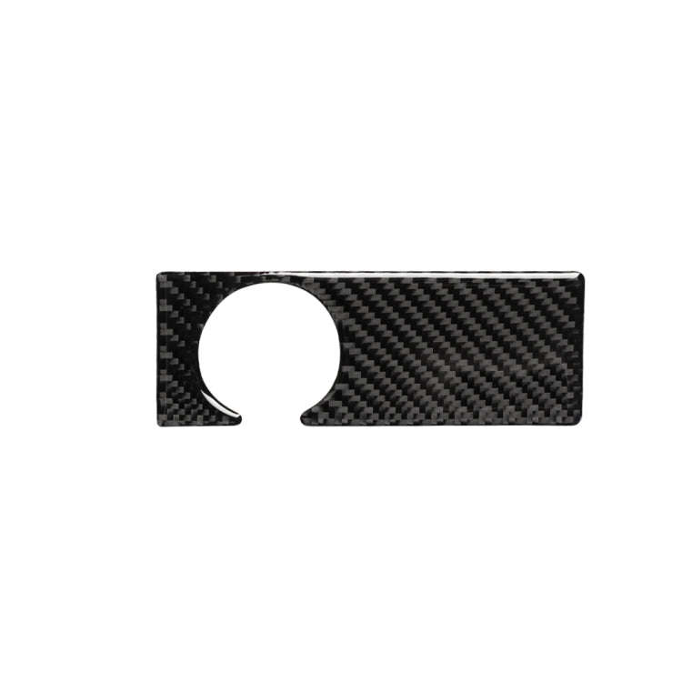 Car Carbon Fiber Solid Color Keyhole Decorative Sticker for Audi A6 2005-2011, Right Drive
