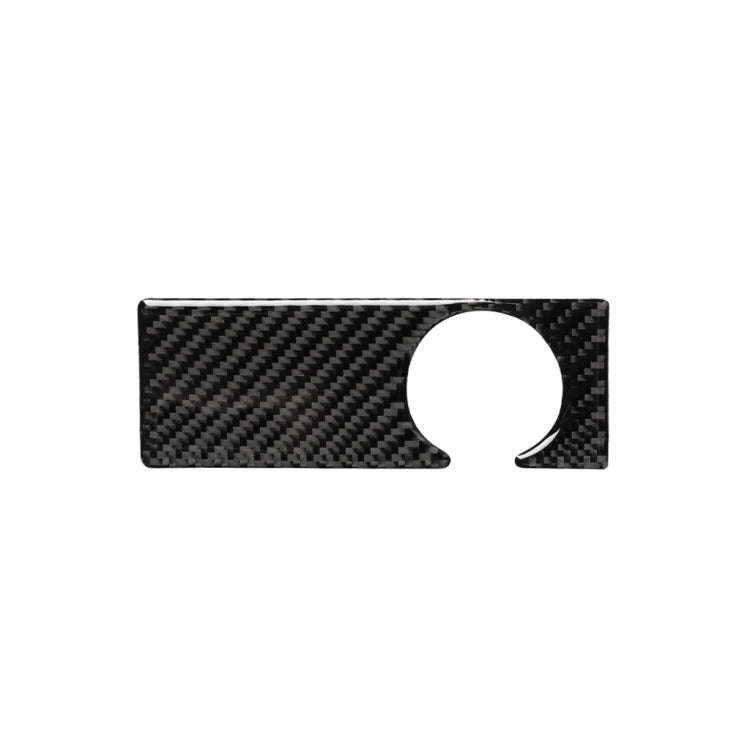 Car Carbon Fiber Solid Color Keyhole Decorative Sticker for Audi A6 2005-2011, Left Drive