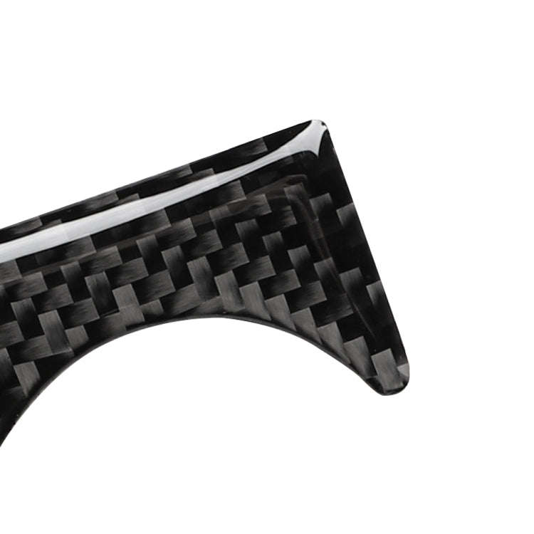 Car Carbon Fiber Solid Color Keyhole Decorative Sticker for Audi A6 2005-2011, Left Drive