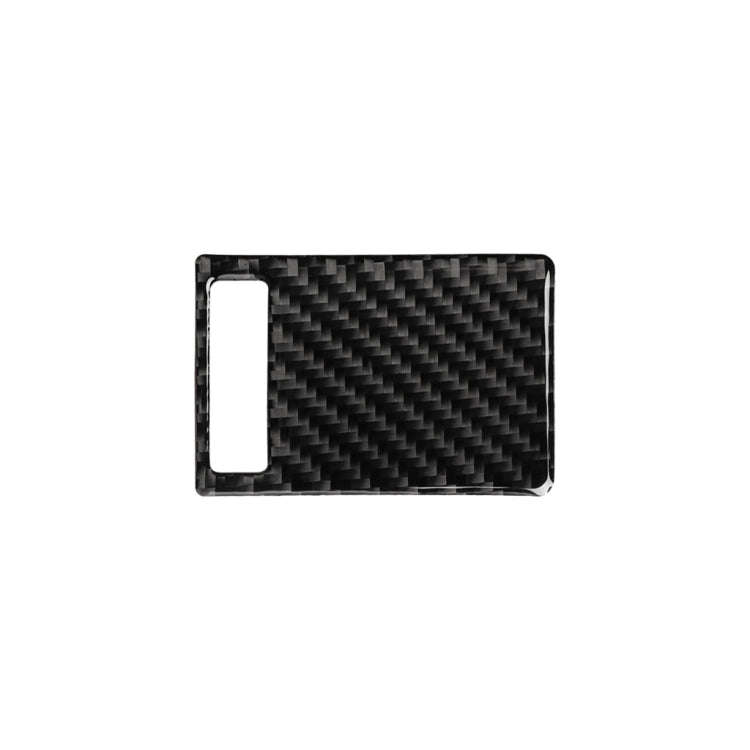 Car Carbon Fiber Air Outlet Adjustment Panel Decorative Sticker for Audi A6 2005-2011, Left Drive