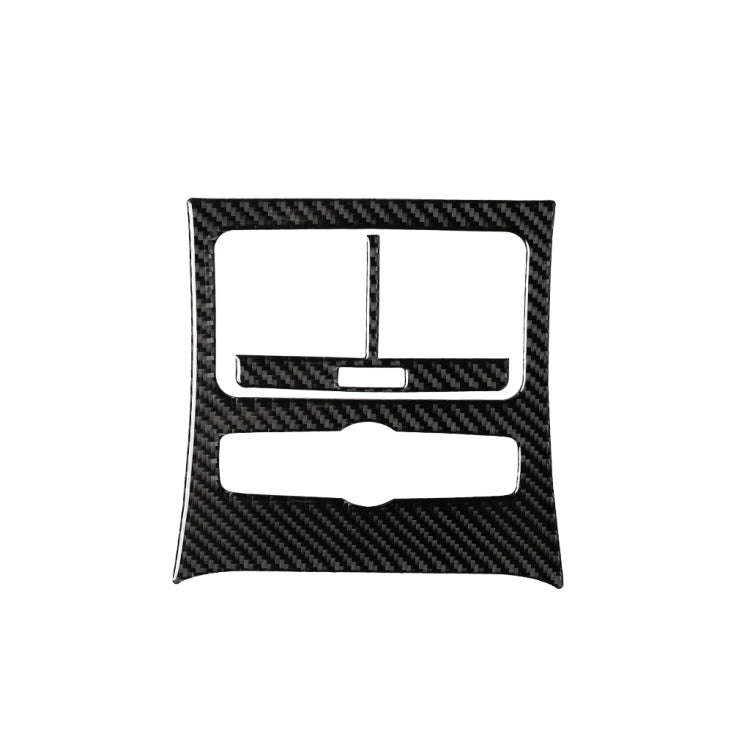 Car Carbon Fiber Rear Seat Air Outlet Panel Decorative Sticker for Audi A6 2005-2011, Left and Ri...