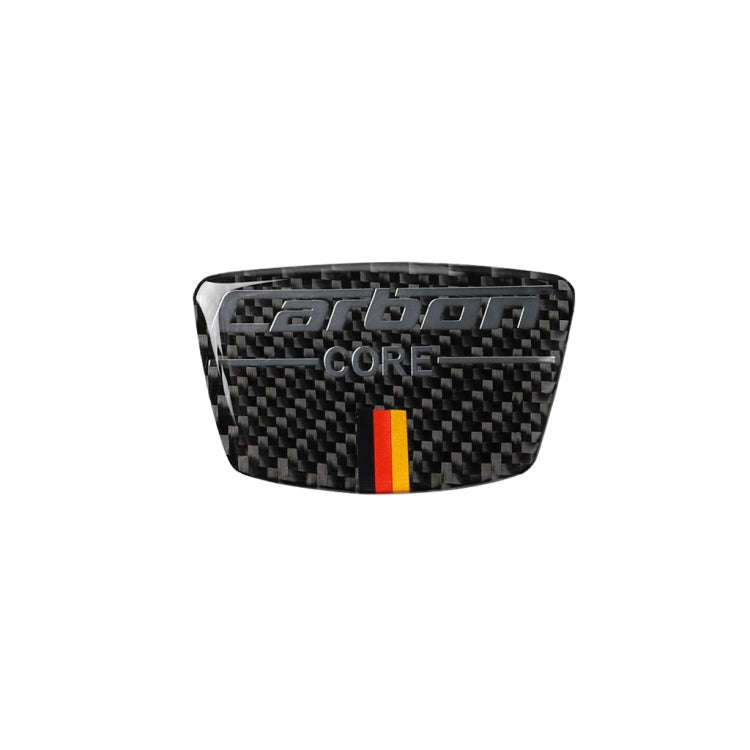 Car Carbon Fiber German Flag Color Goalpost Decorative Sticker for Audi A6 2005-2011, Left and Ri...
