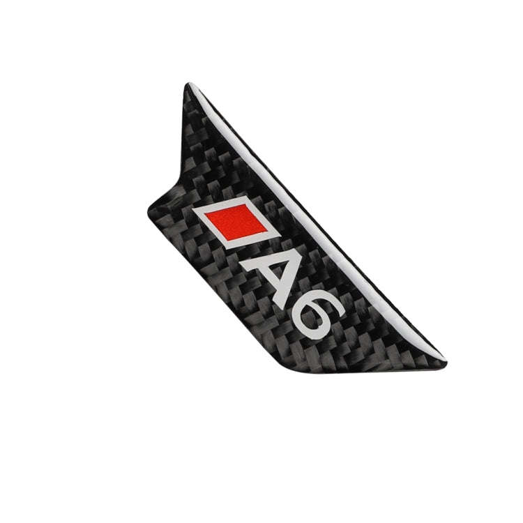 Car Carbon Fiber Door Bowl Anti-scratch Sticker for Audi A6 2005-2011, Left and Right Drive Unive...