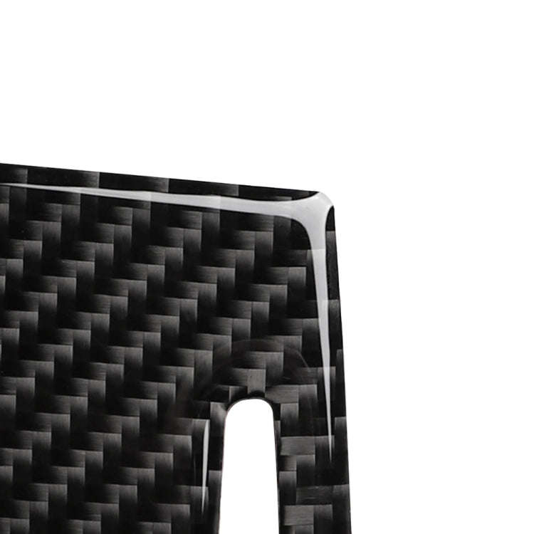 Car Carbon Fiber Water Cup Cover Decorative Sticker for Audi A6 2005-2011, Left and Right Drive U...